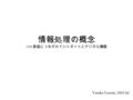 情報処理の概念 #10 家庭につながれていくネットとデジタル機器 Yutaka Yasuda, 2003 fal.