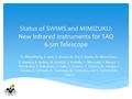 Status of SWIMS and MIMIZUKU: New Infrared Instruments for TAO 6.5m Telescope K. Motohara, T. Aoki, K. Asano, M. Doi, T. Handa, N. Mitani Kato, K. Kawara,
