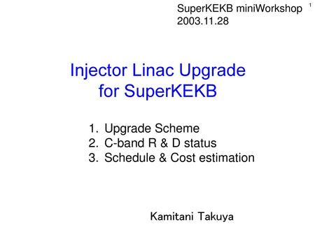 Injector Linac Upgrade for SuperKEKB
