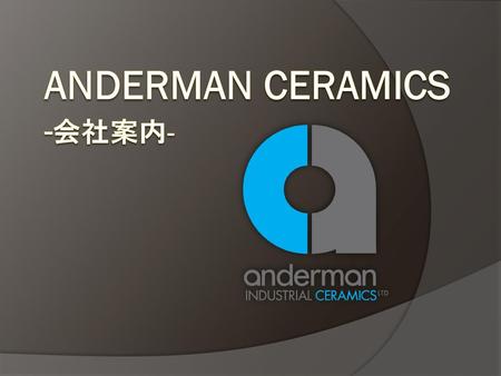 Anderman Ceramics -会社案内-