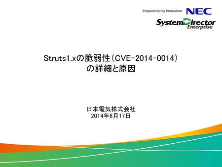 Struts1.xの脆弱性（CVE ） の詳細と原因