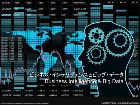 ビジネス・インテリジェンスとビッグ・データ Business Intelligence & Big Data