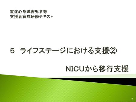 NICUとは？ 救命・集中治療の場として 生体モニター シリンジポンプ 人工呼吸器 保育器 まず最初にNICUについて簡単にご紹介します。