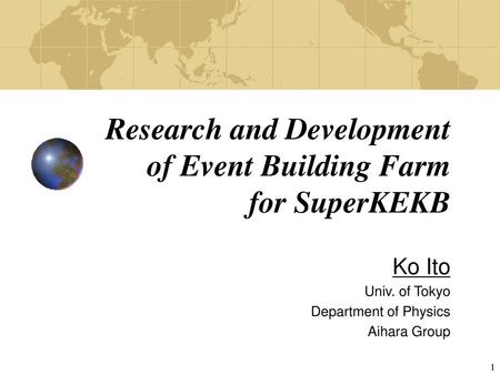 Research and Development of Event Building Farm for SuperKEKB