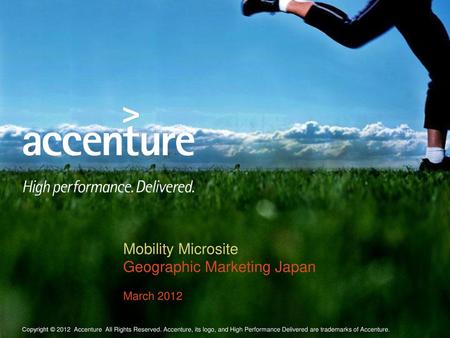 Mobility Microsite Geographic Marketing Japan March 2012