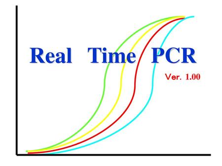 Real　Time　PCR Ｖｅｒ．1.00.