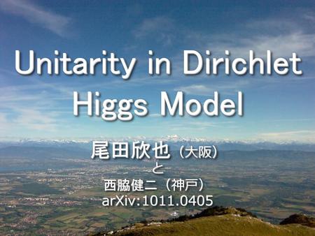 Unitarity in Dirichlet Higgs Model