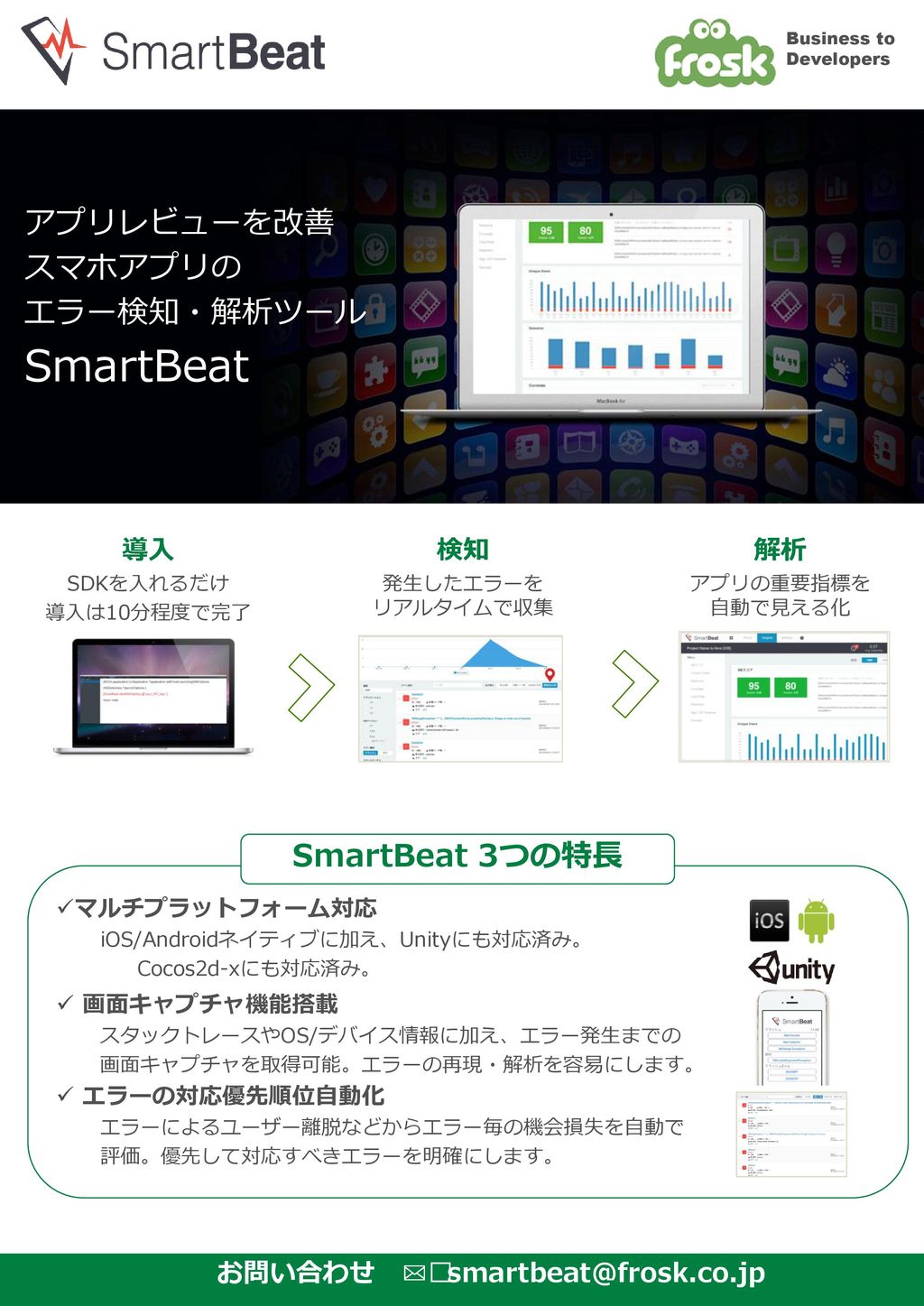 Business To Developers アプリレビューを改善 スマホアプリの エラー検知 解析ツール Smartbeat 導入 Ppt Download