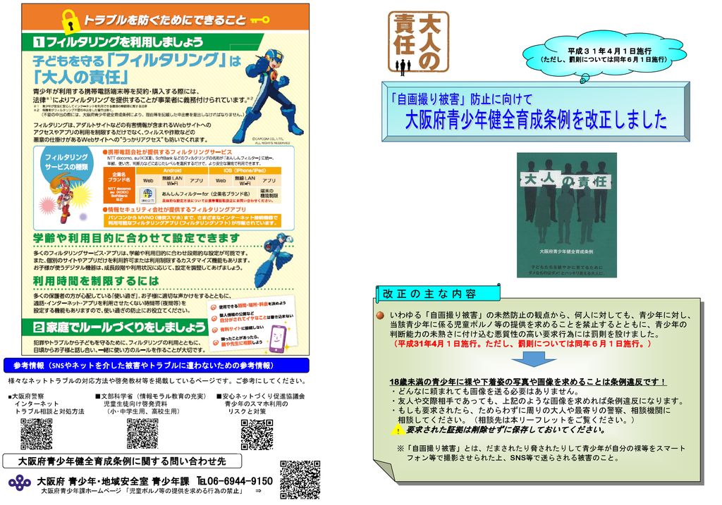 大阪府青少年健全育成条例に関する問い合わせ先 Ppt Download