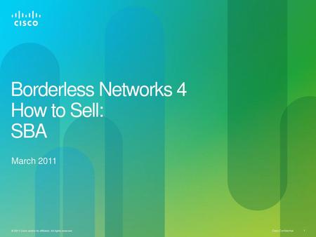 Borderless Networks 4 How to Sell: SBA