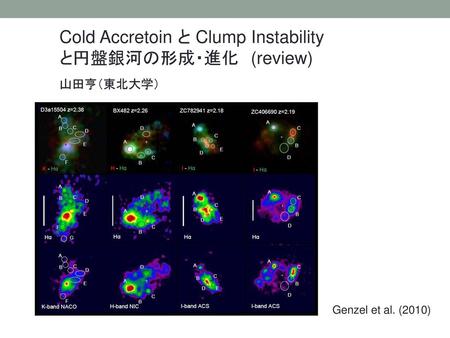Cold Accretoin と Clump Instability と円盤銀河の形成・進化 (review)