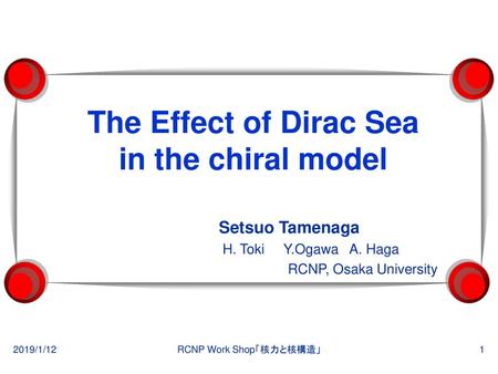 The Effect of Dirac Sea in the chiral model