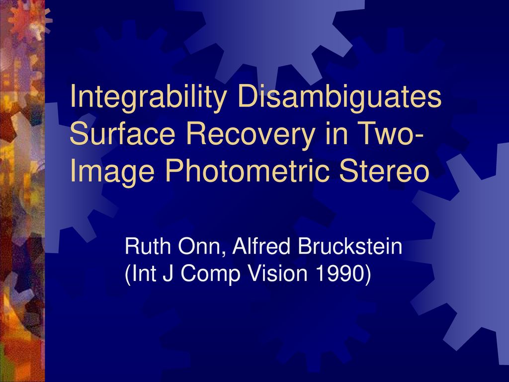 Ruth Onn, Alfred Bruckstein (Int J Comp Vision 1990)