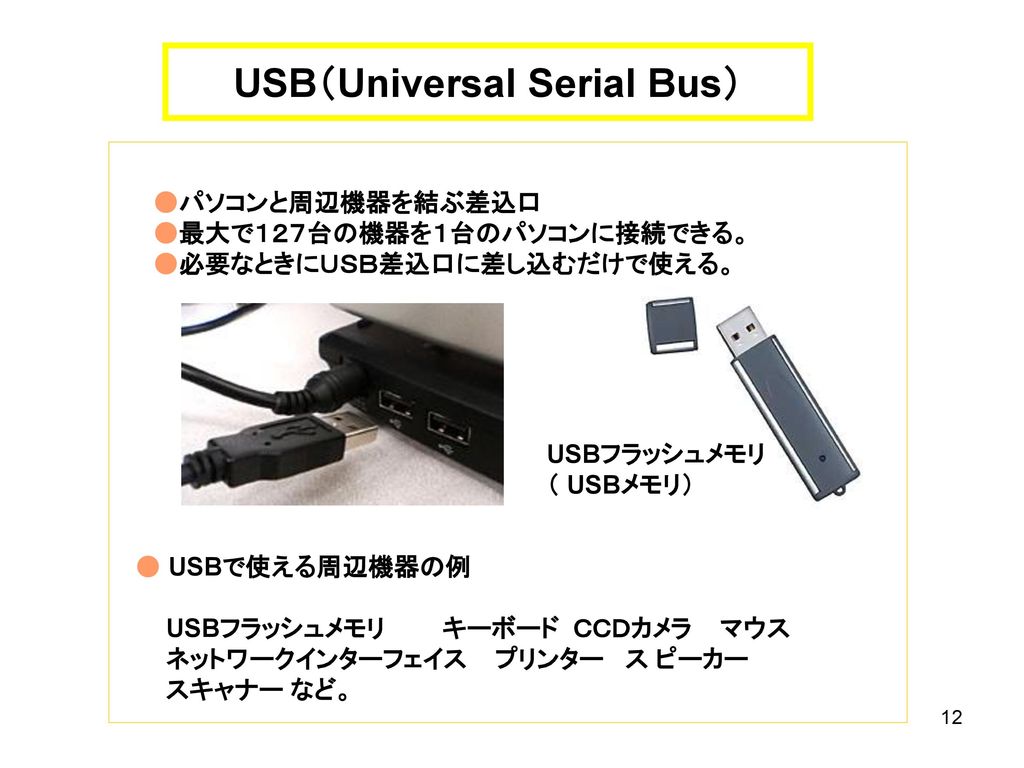 USB（Universal Serial Bus）