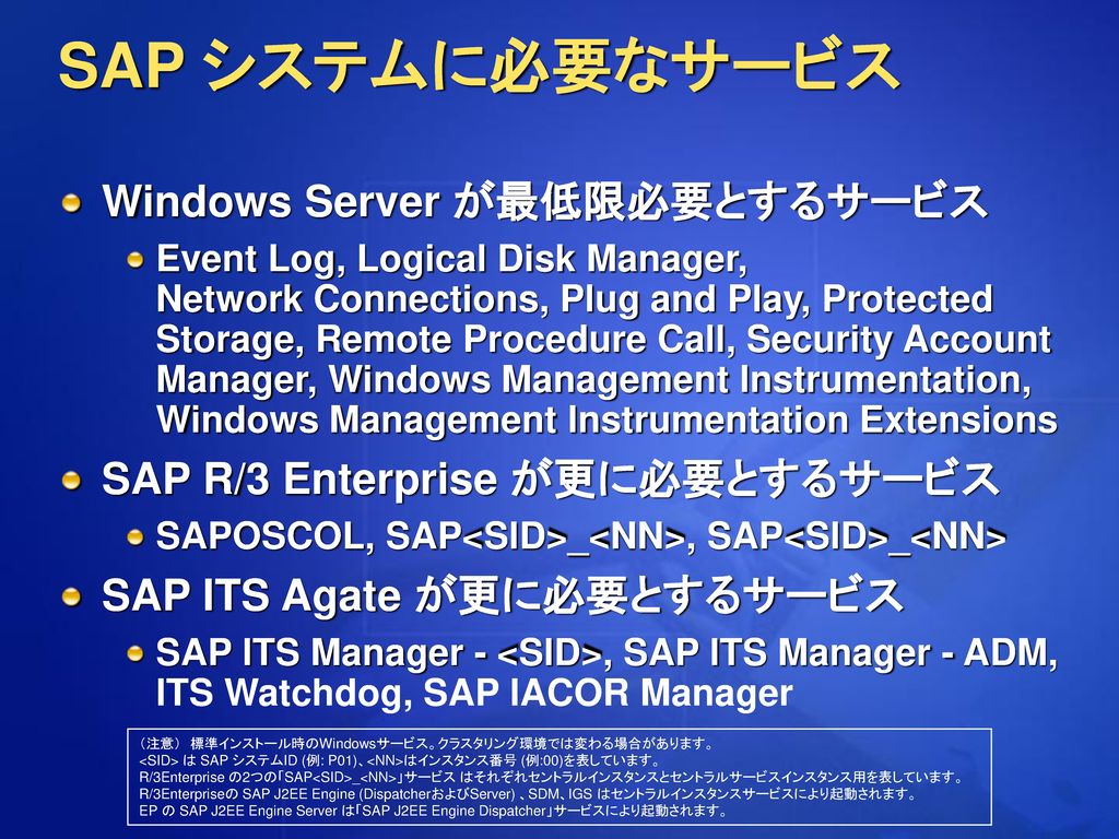 Windows Server による セキュアな Sap システムの 構築と運用 Ppt Download