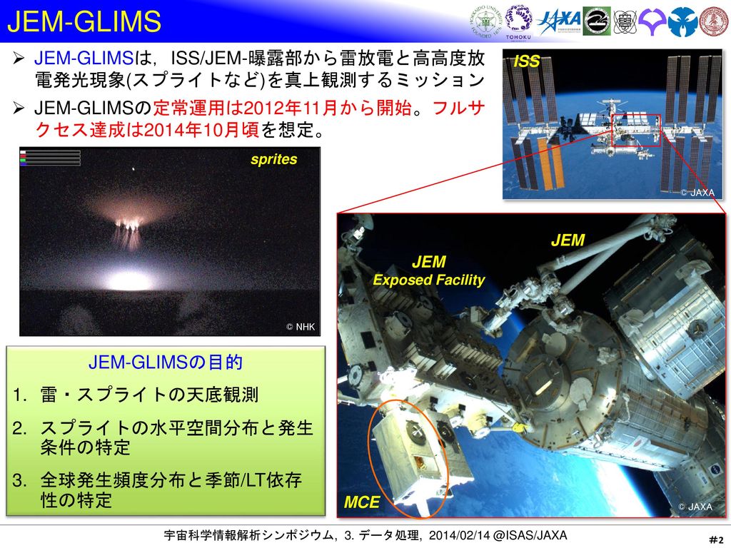 Jem Glimsミッション データ処理と今後の発展 における 佐藤 光輝 北海道大学 理 牛尾 知雄 大阪大学 工 Ppt Download