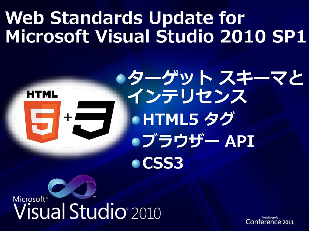 Web Standards Update for Microsoft Visual Studio 2010 SP1