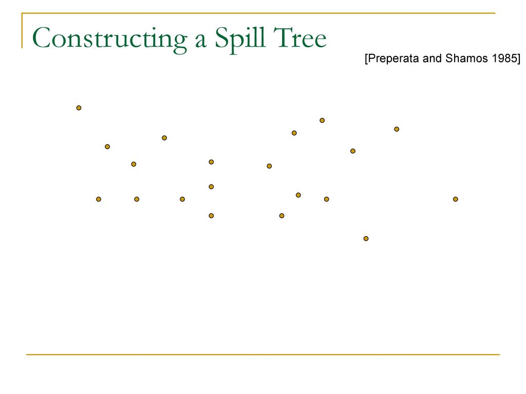 Constructing a Spill Tree