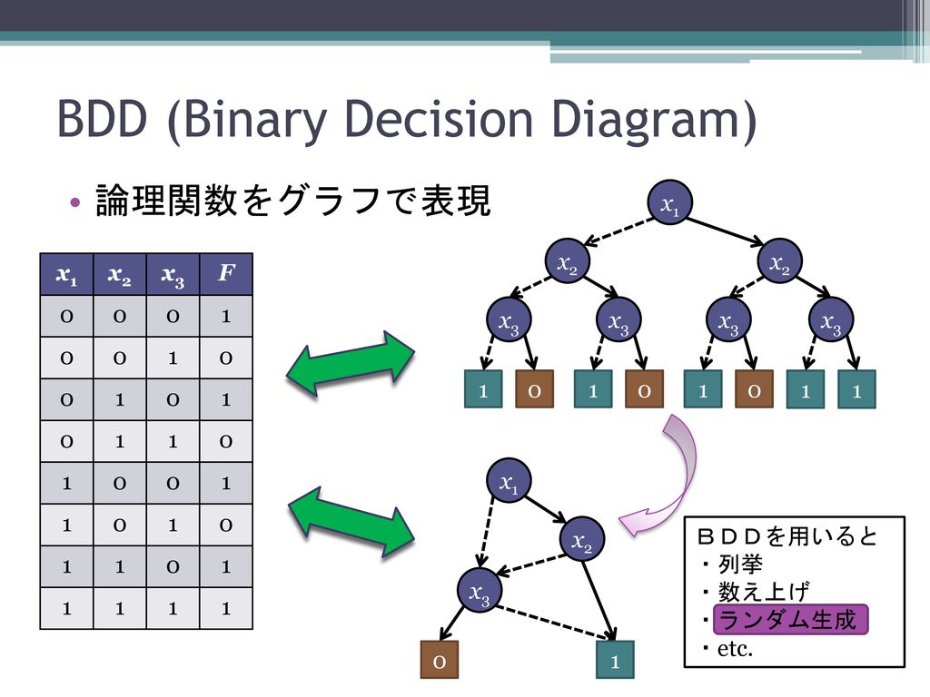 BDD (Binary Decision Diagram)