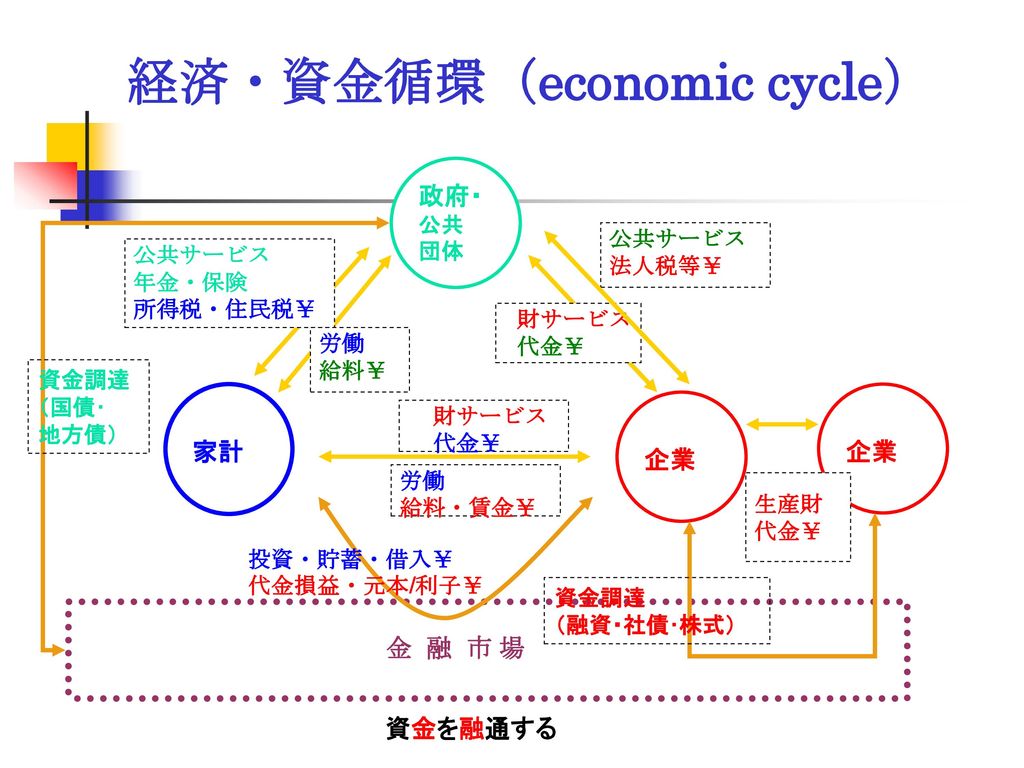 経済・資金循環（economic cycle）