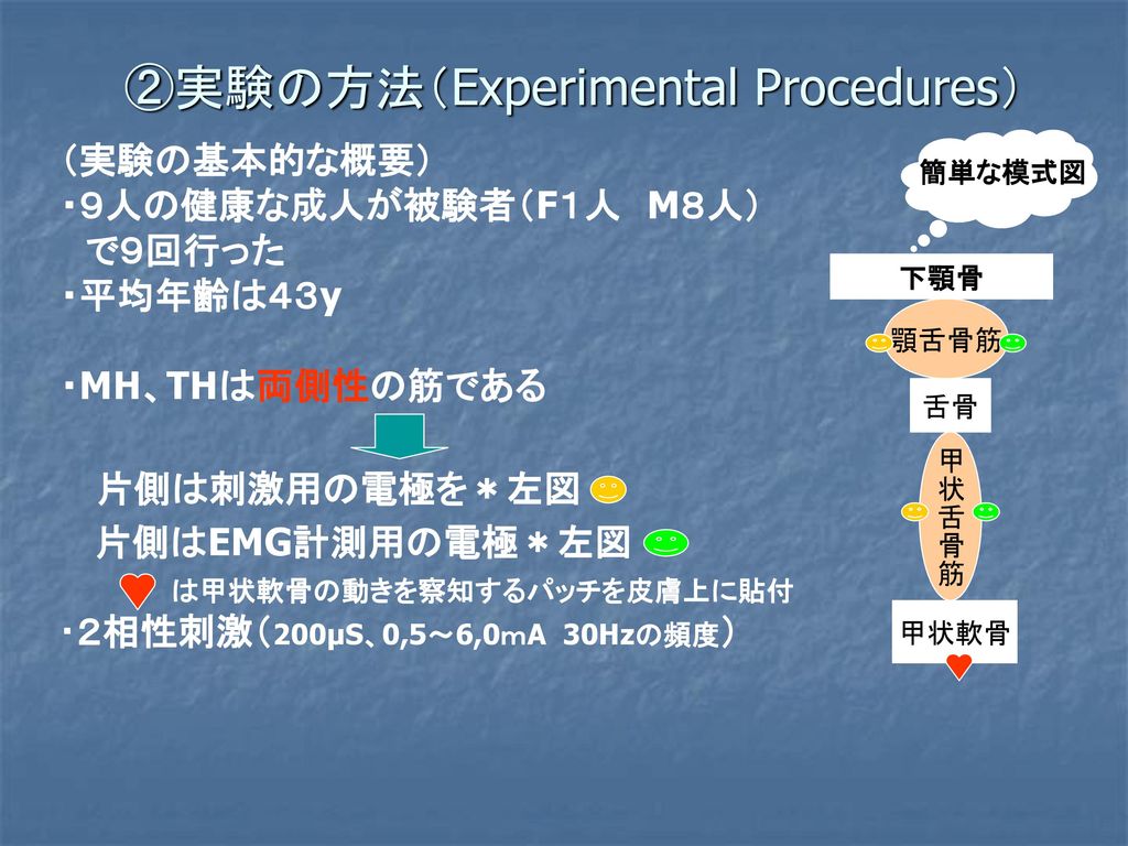 ②実験の方法（Experimental Procedures）