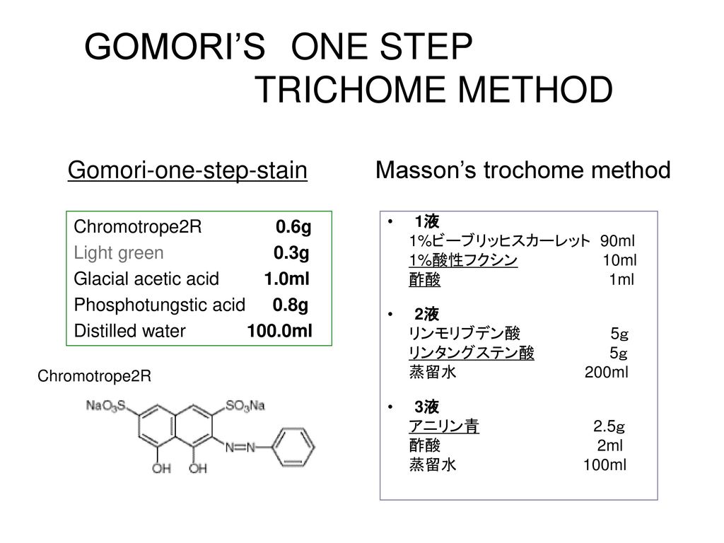 GOMORI’S ONE STEP TRICHOME METHOD