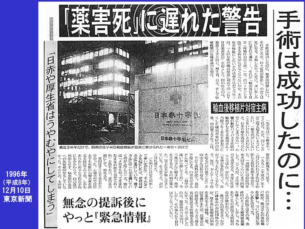 1996年 （平成8年） 12月10日 東京新聞