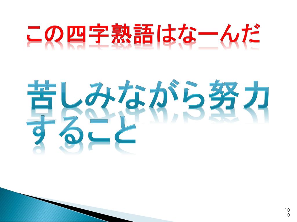 第１回学習コンテスト 四字熟語 Ppt Download