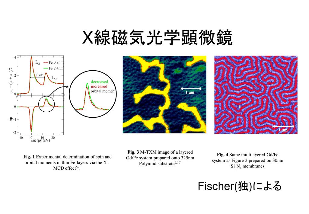 X線磁気光学顕微鏡 Fischer(独)による