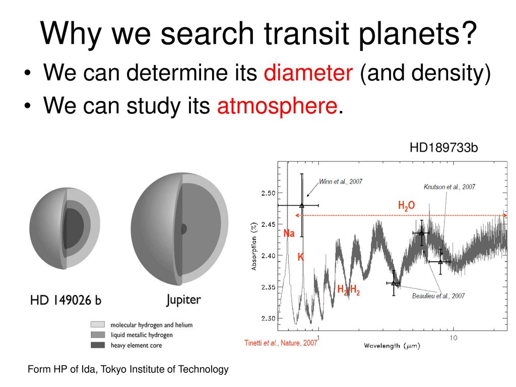 Why we search transit planets