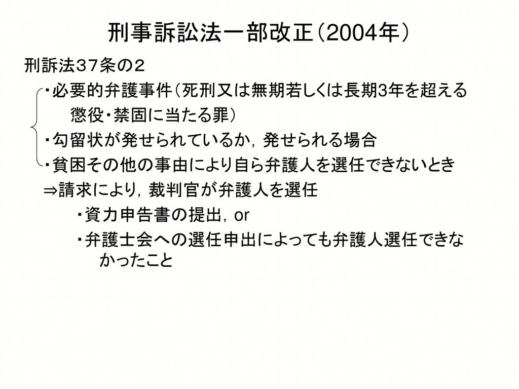 2012年度冬学期 刑事訴訟法 10 2 被疑者の権利 ２ Ppt Download