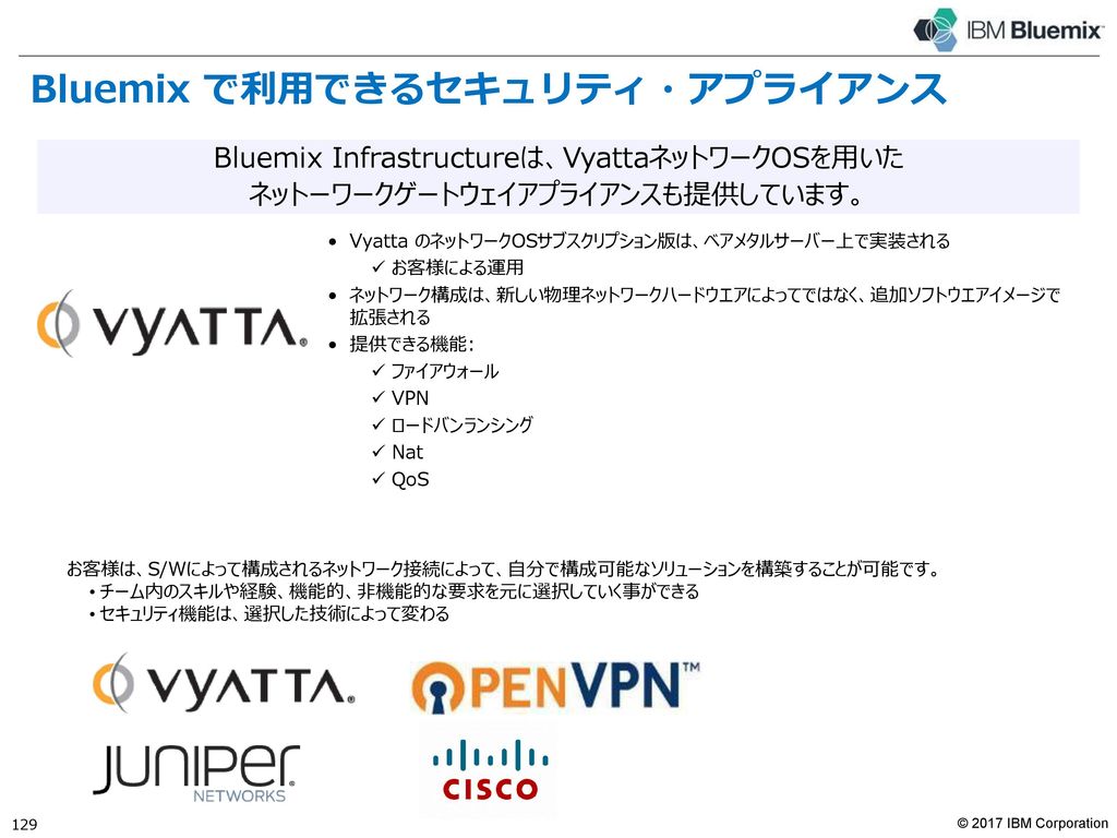 Bluemix Infrastructureに実装されているセキュリティ