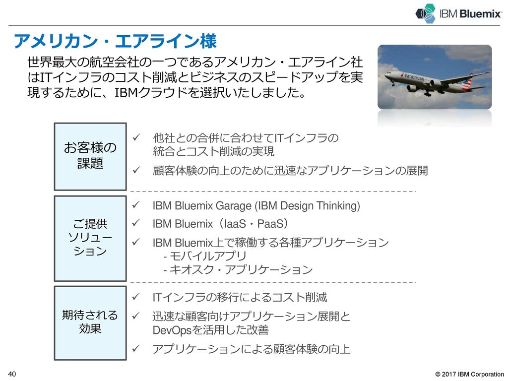 日本におけるIBMクラウドの採用実績 -- original speaker notes to be re-inserted prior to publish --