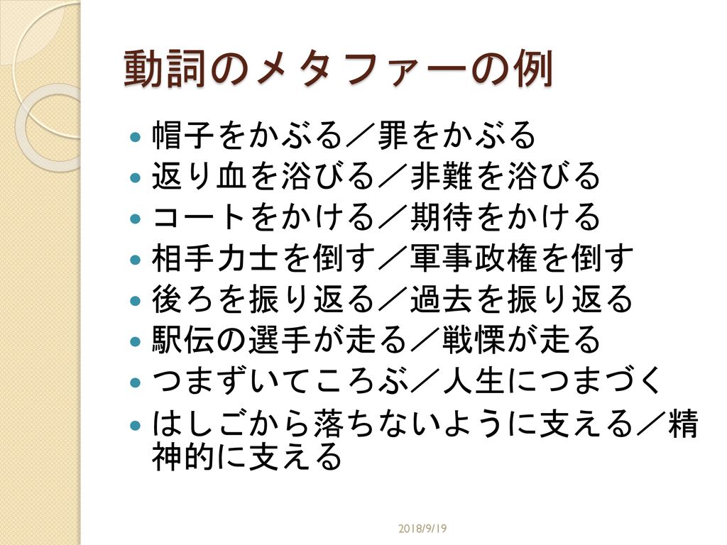 14年度 春学期 日本語教育と言語学 認知言語学入門 18 9 Ppt Download