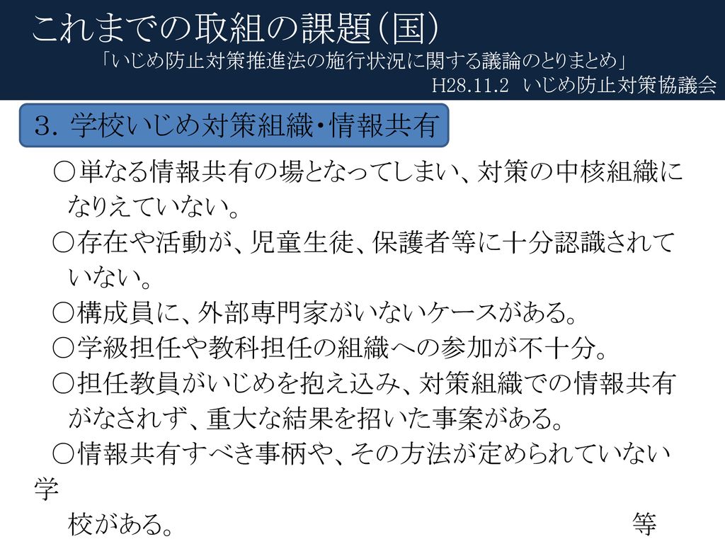 高知県いじめ防止基本方針の 改定について 高知県教育委員会事務局人権教育課 Ppt Download