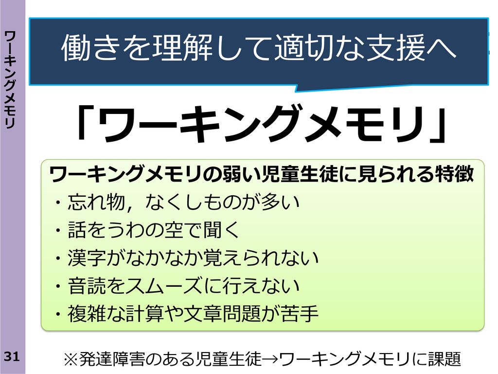 特別支援教育について 発達障害等の特性 教育環境等の整備 Ppt Download