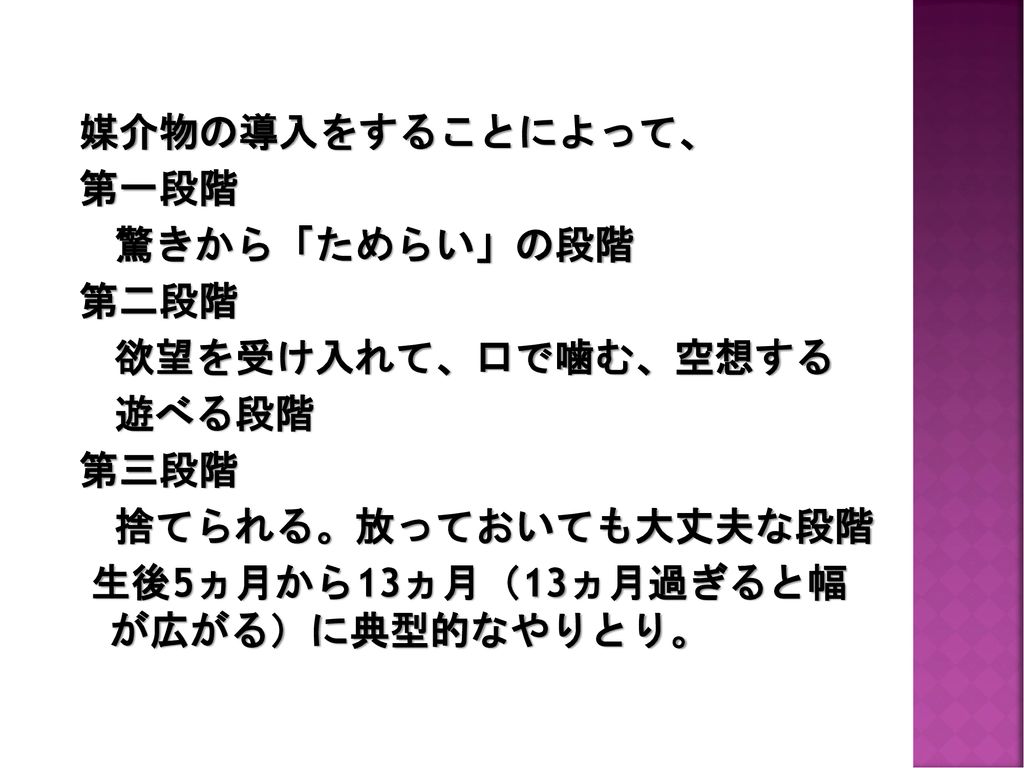 ウィニコットフォーラム 共視論としての発達促進的環境 Ppt Download