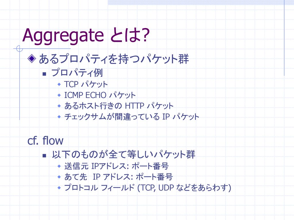 Controlling High Bandwidth Aggregates In The Network について Ppt Download