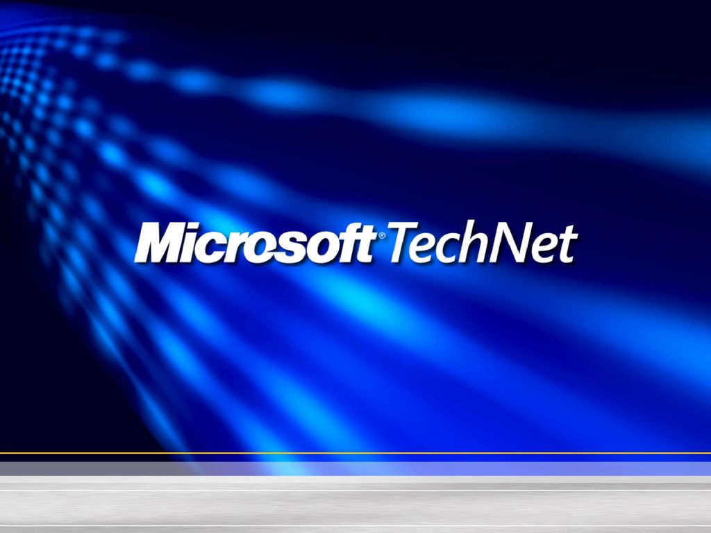 Microsoft TechNet Seminar 2006
