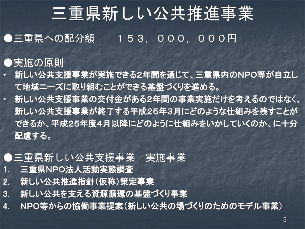 三重県新しい公共支援事業における 地域円卓会議の活用 Ppt Download