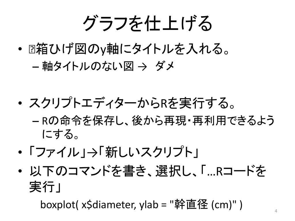 Rを使用したデータ解析 グラフ描き Ppt Download