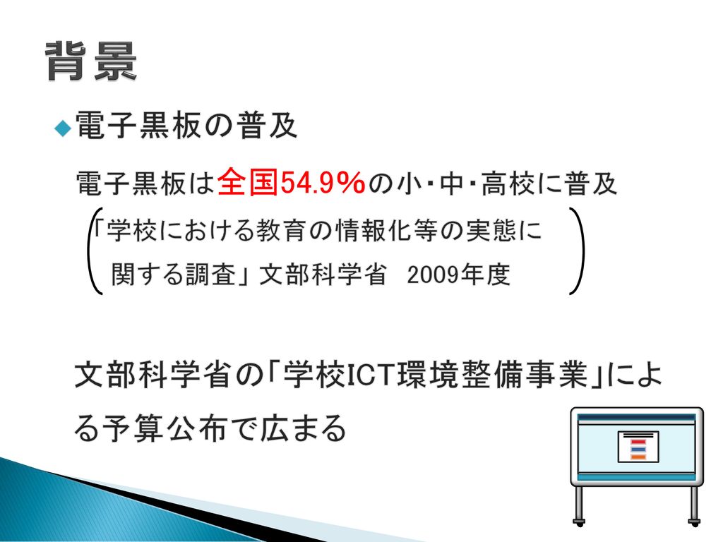 電子黒板向けe Learning コンテンツ生成法に関する研究 Ppt Download