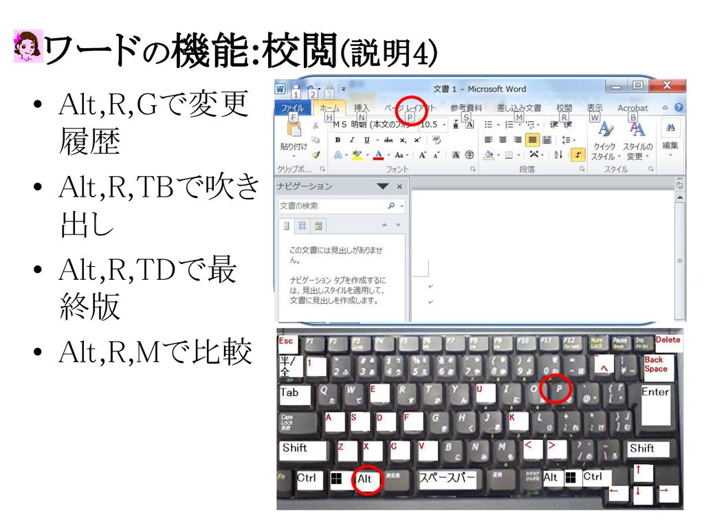 ワードの機能 ページレイアウト 説明 文書のレイアウト Alt Pキーで入る Alt Pのあとt Hキーでテーマ Ppt Download