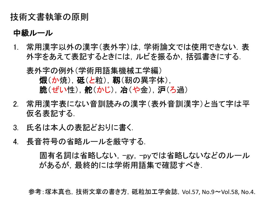 技術文書執筆技術 平成２７年度機械システム工学演習 この文書のurl Ppt Download