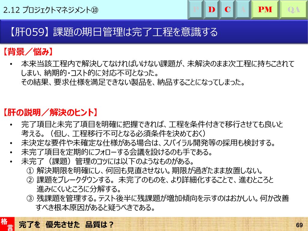 ソフトウェア品質保証活動に潜む煩悩を取り払う108の肝 Ppt Download