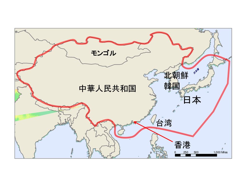 モンゴル 北朝鮮 日本海 韓国 中華人民共和国 日本 台湾 香港 １ 白地図に次の地名を書き入れよう Ppt Download